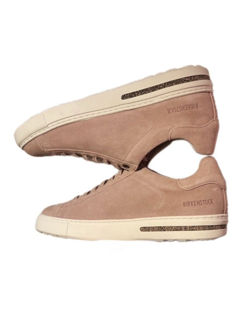 Birkenstock Bend Low Suede Leather Sneakers in Pink Clay Unisex Wm's 8.5 NEW - Picture 3 of 9